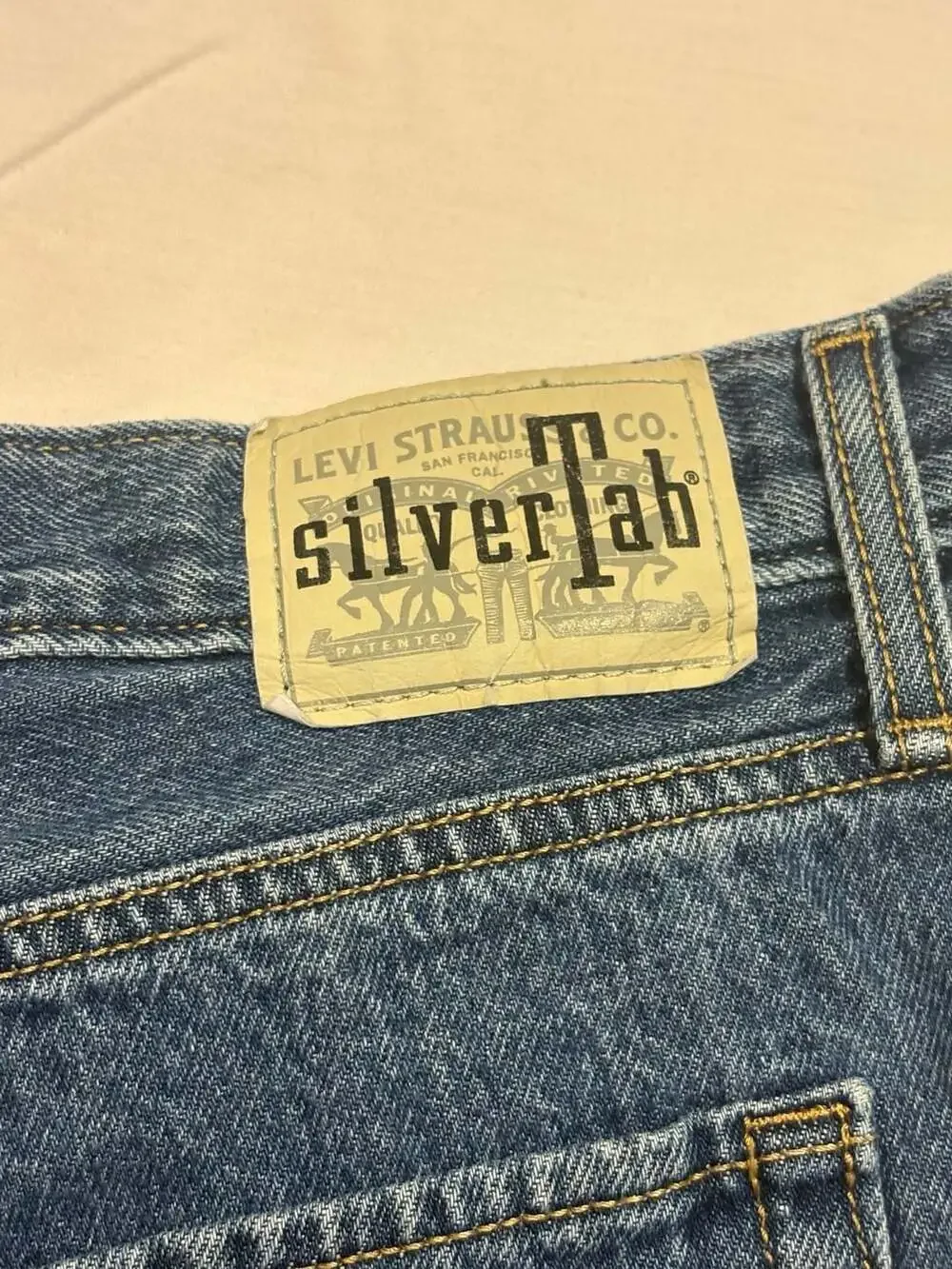 Levi's SilverTab '94 Baggy Cut-Off Denim Shorts